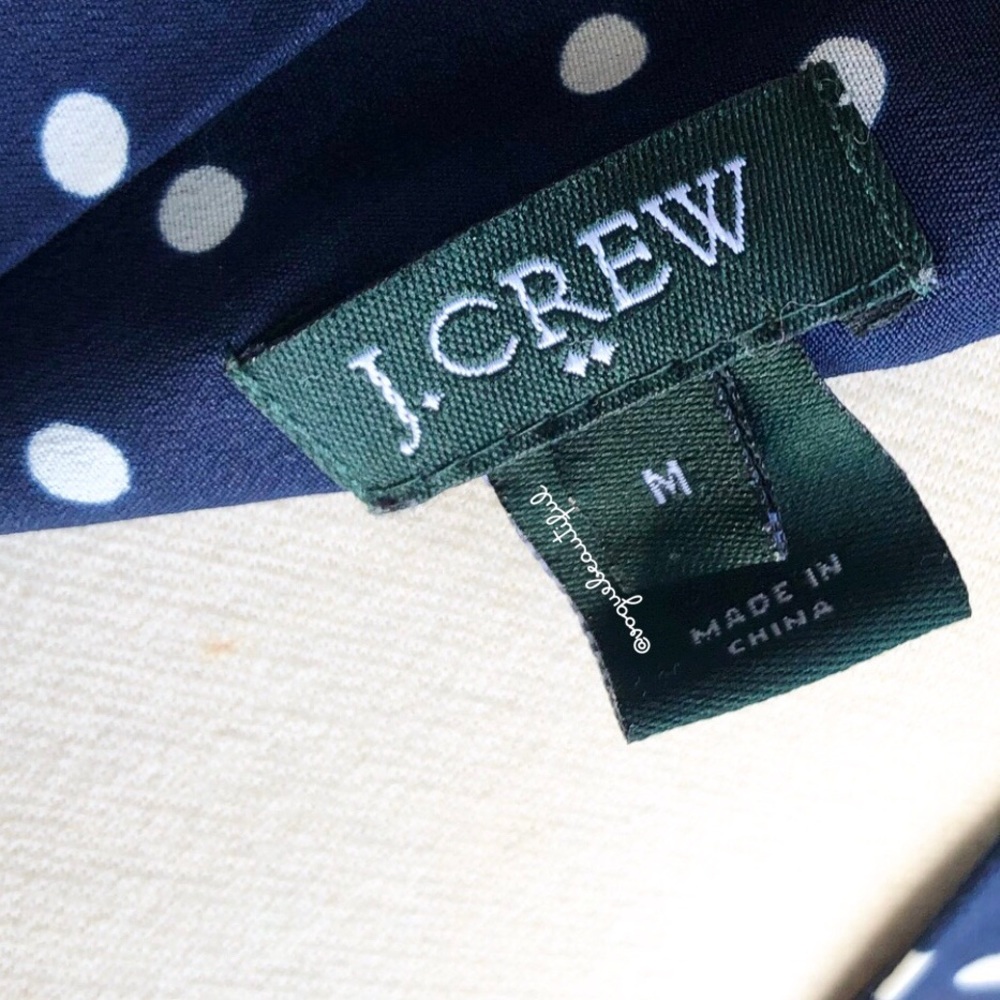 J.Crew Factory Printed Draped Popover - Picture 3 of 3